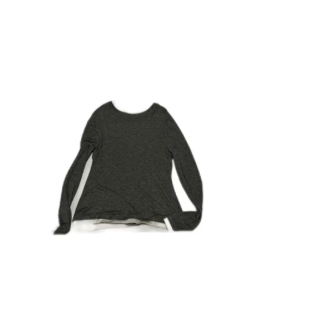 极简风长袖圆领常规T恤