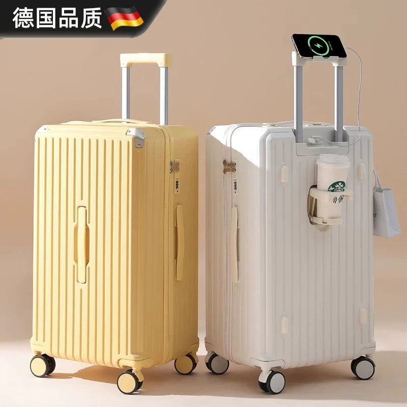 德国多功能行李箱女37分大容量拉杆箱28寸密码箱学生加厚旅行箱男