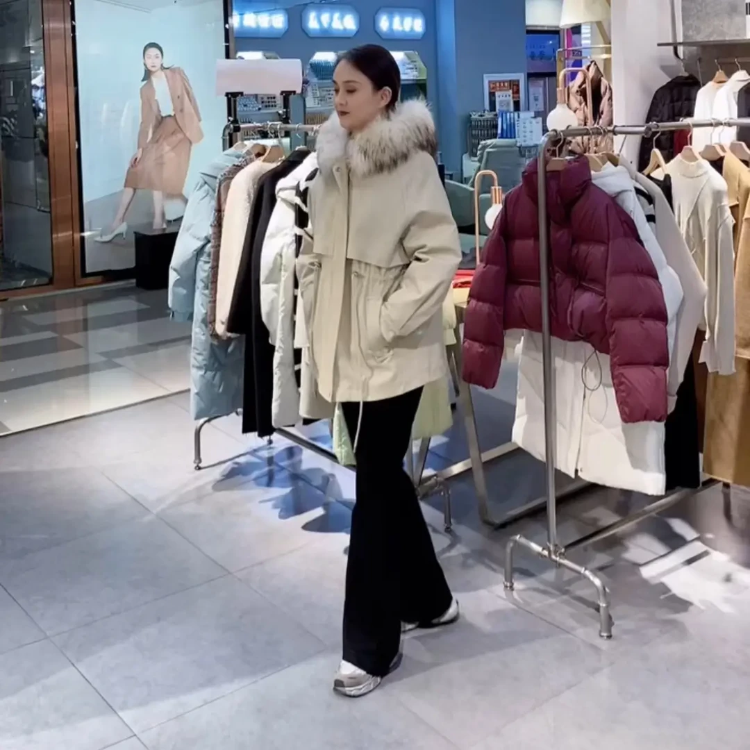 冬季女士中长款厚外套（直播间专属链接不退换）