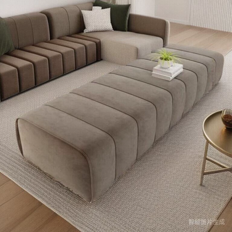 意式丝绒咖色衣帽间沙发凳入户换鞋凳子长凳服装店酒店卧室床尾凳