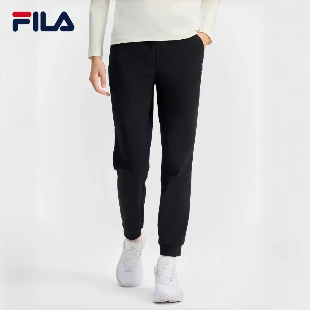 Fila/斐乐秋冬新款【加绒保暖】女秋冬穿搭运动针织长裤秋冬穿搭