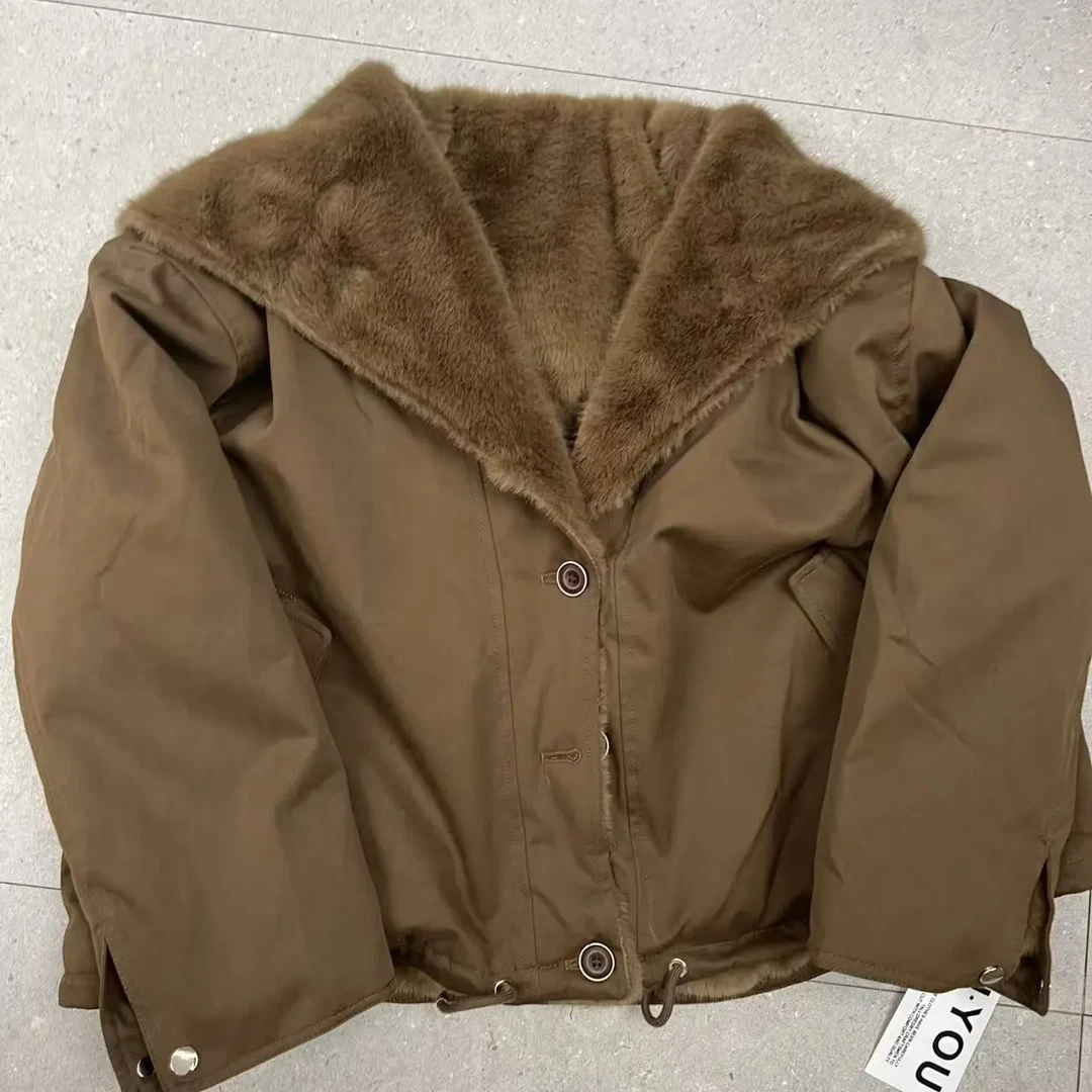 升级版新款亲子派克加绒加厚冬季中长款棉衣