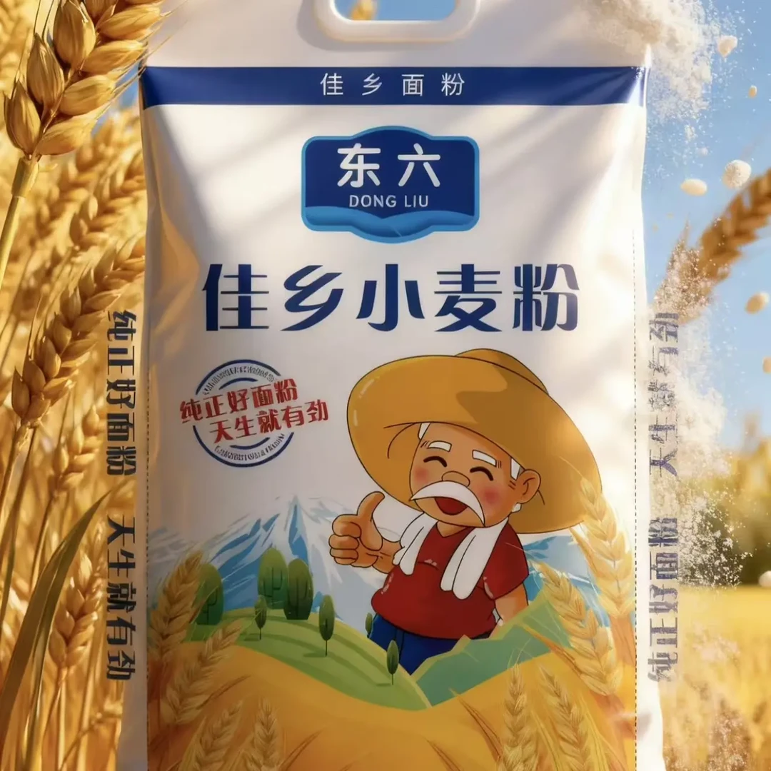 原料采用东北小麦  保留麦芯胚芽 二三十年前老面味