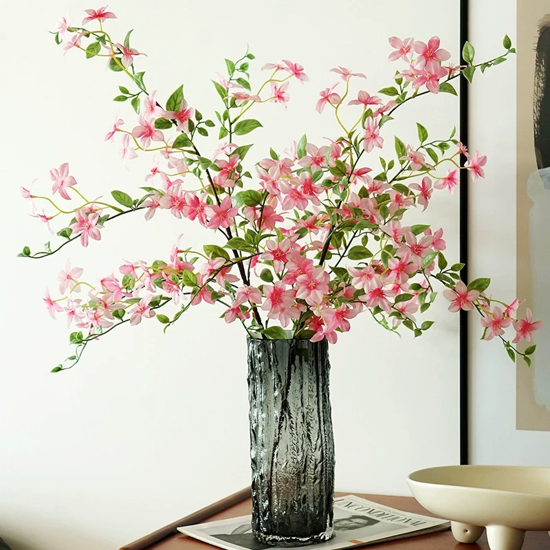 高档七里香仿真花家居客厅餐桌花装饰花艺摆件塑料花干花插花摆设