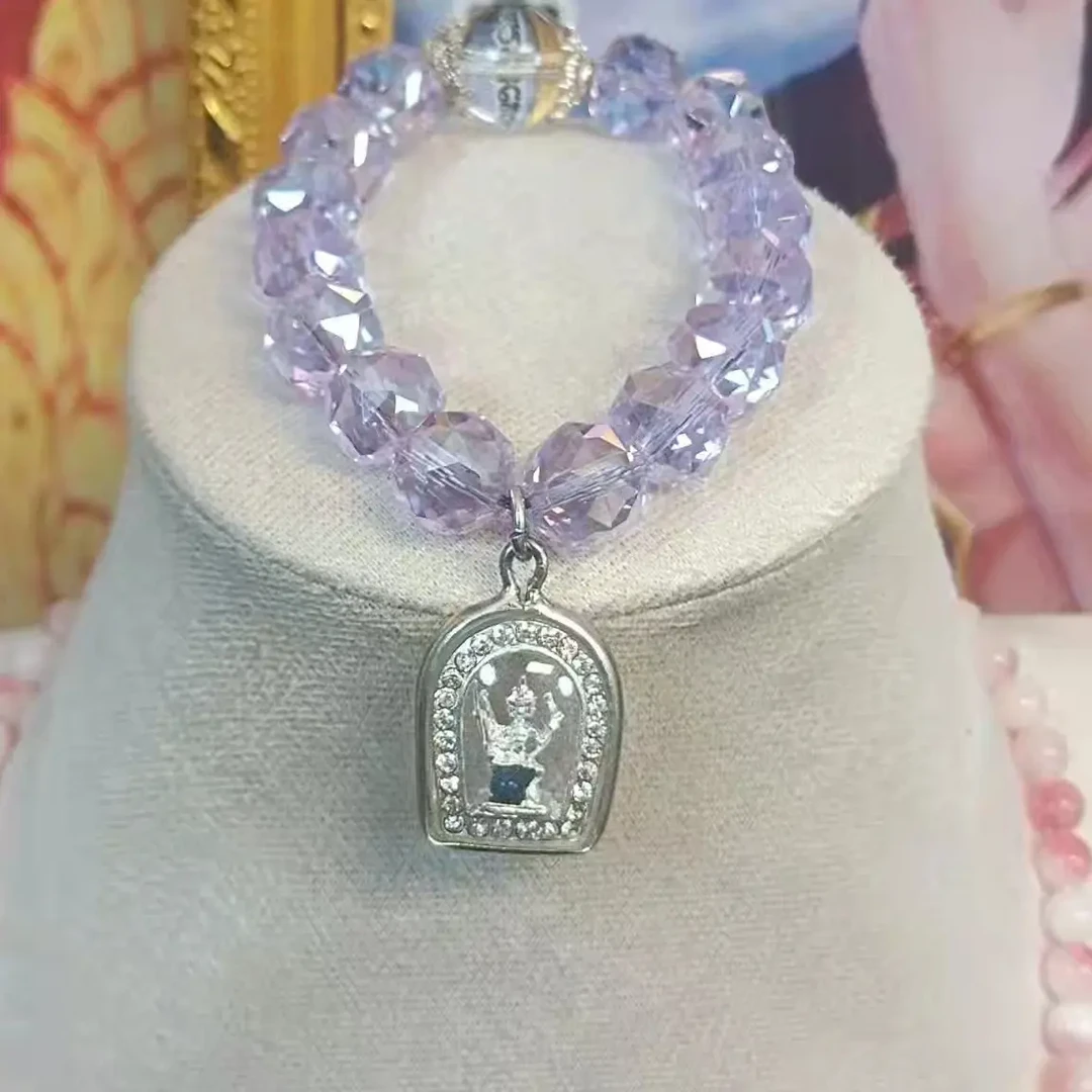 铜合金大理石手链 铜合金玻璃新中式风格小众轻奢女款手串