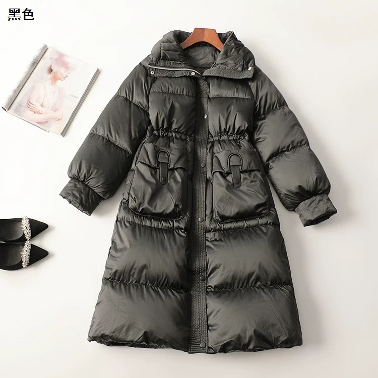 244971冬加长款长袖高领外套新奇特超值品质女装