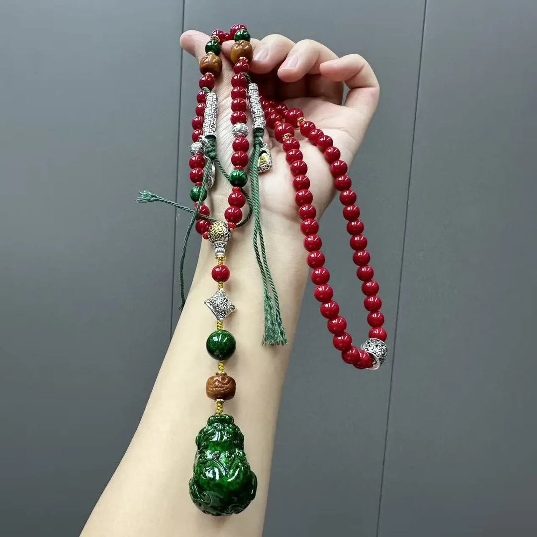 高货古珠貔貅斜挎套装