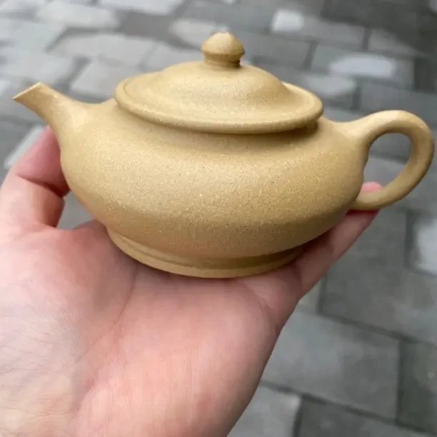 宜兴原矿手工紫砂壶合欢壶原矿本山绿泥精工制作