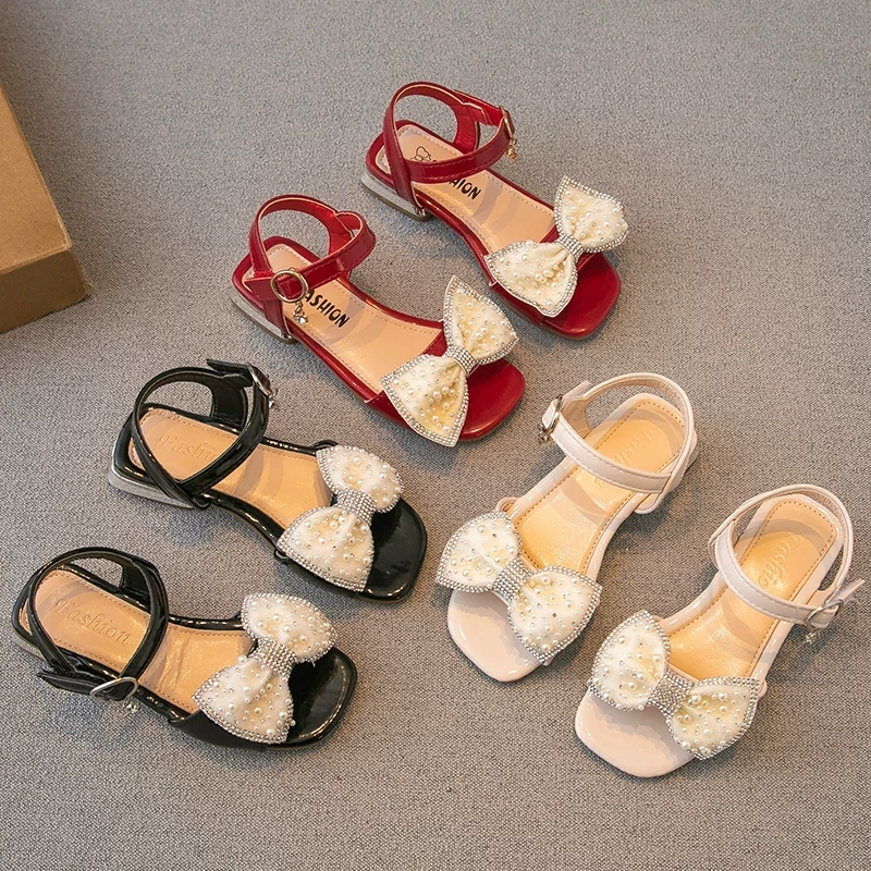 女童凉鞋2025夏季新款儿童鞋子小女孩公主鞋中大童软底洋气宝宝鞋