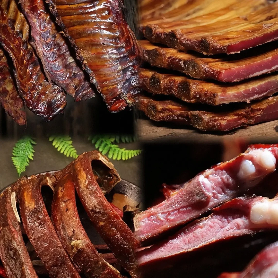 柴火烟熏腊排骨【现秤称重】 传统工艺腌制的舌尖美味