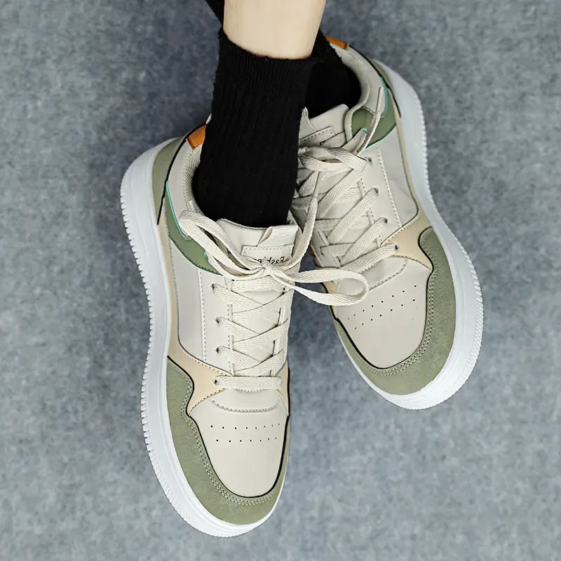 【专柜同款】夏季男鞋耐磨轻便透气低帮男子板鞋百搭小白鞋休闲鞋