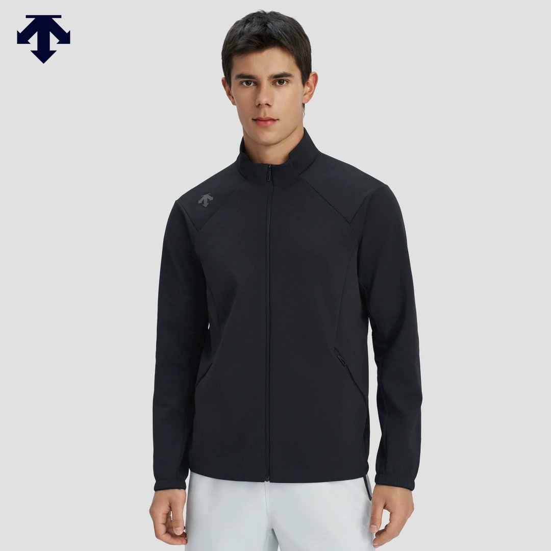 DESCENTE迪桑特TRAINING系列男士吸湿速干针织运动上衣D5131TFT54