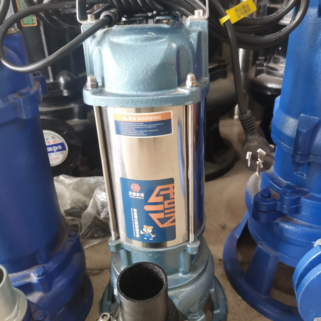 220V切割式污水泵家用化粪池强力抽水抽粪排污泵