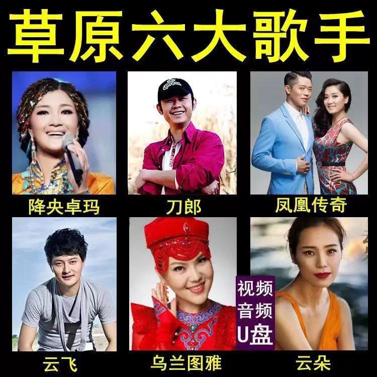 草原歌曲车载u盘天籁之音无损高音质车用高品质优盘usb经典视音频