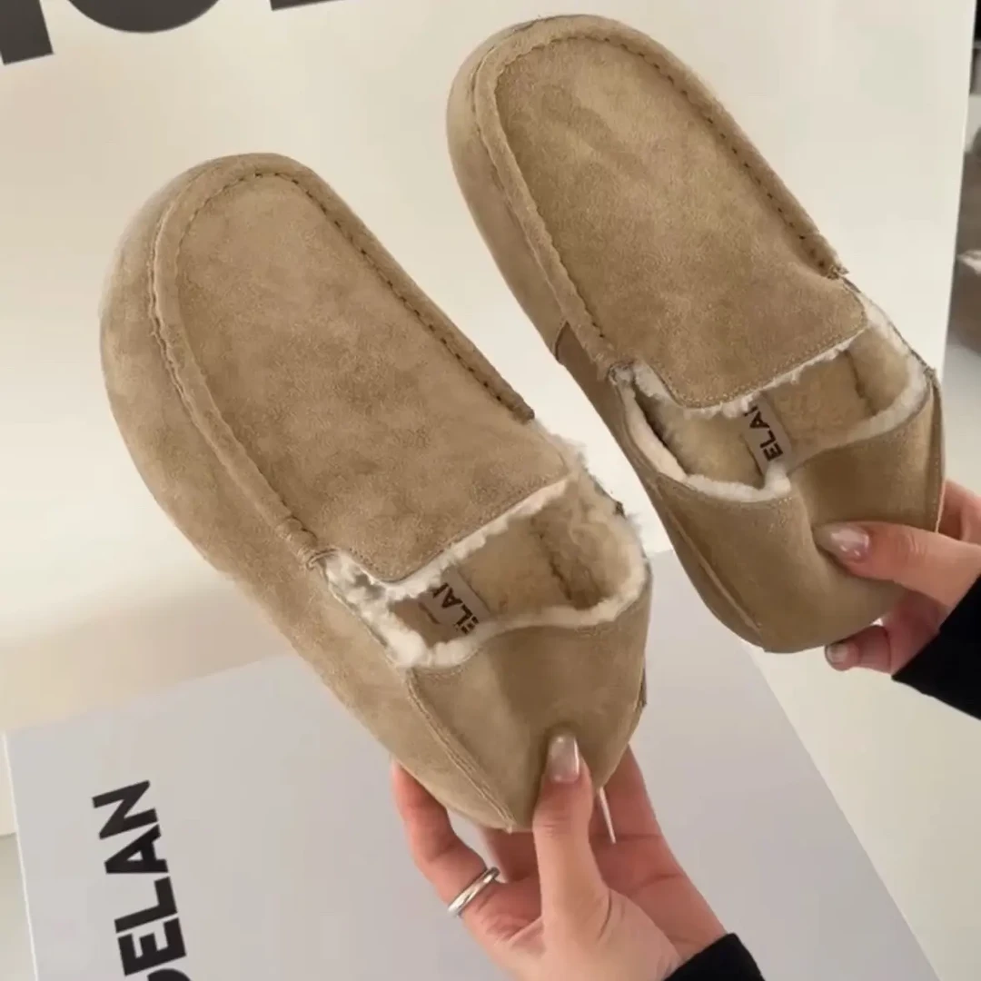 诗歌兰正品勃肯鞋2025冬厚底增高ins时髦精厚底增高勃肯