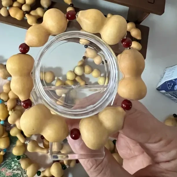 草里金文玩手工把玩手持精品葫芦手把件