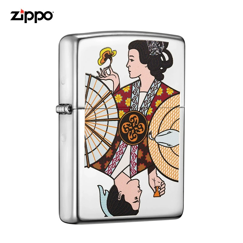 ZIPPO之宝爱情扑克之白蛇传防风煤油打火机生日礼物