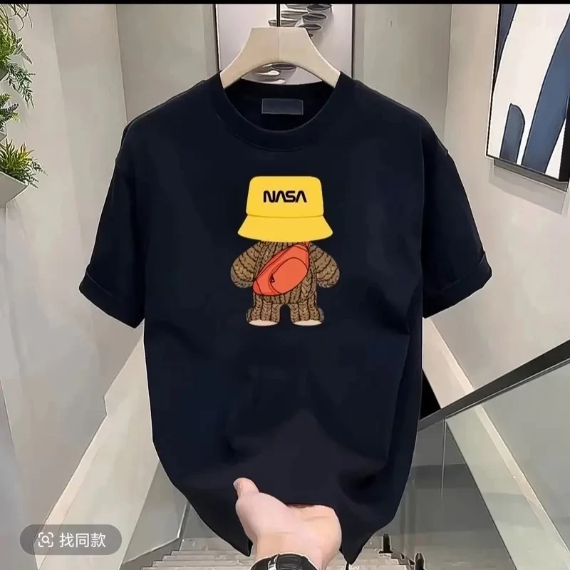 Y短袖时尚百搭潮流情侣休闲潮流ins半袖圆领印花夏季男女同款T恤