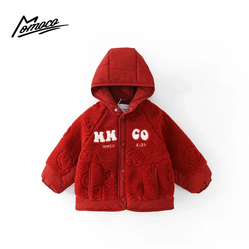 MOMOCO/玛米玛卡冬季新款儿童潮流时尚休闲保暖棉服外套