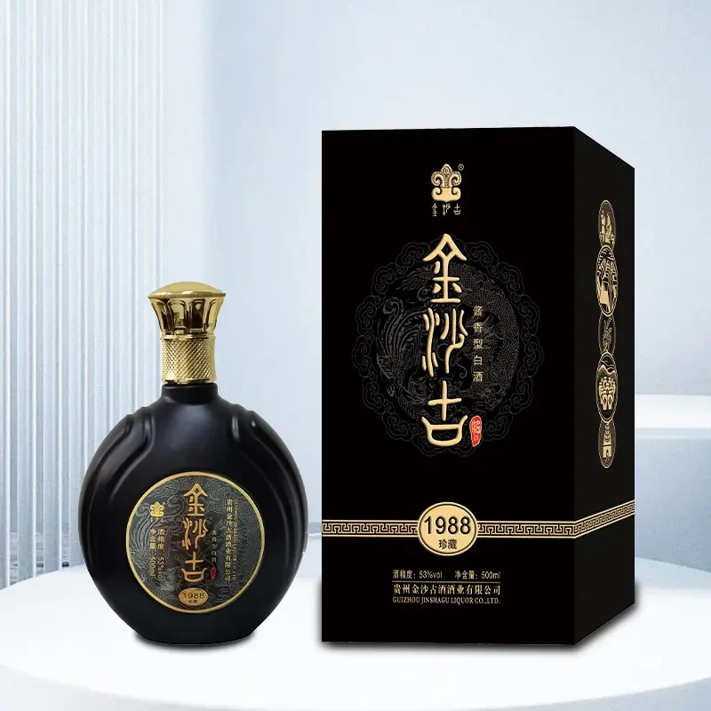 金沙古酱香型白酒珍藏1988纯粮传统工艺酿造53°酱酒500ml53度500