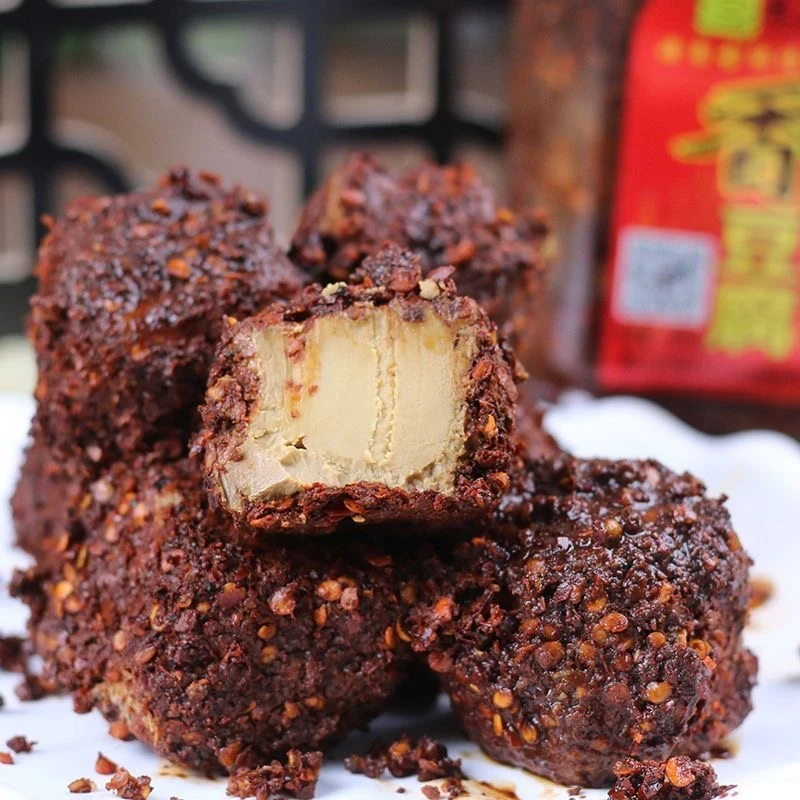 贵州遵义霉豆腐传统臭豆腐手工板桥香豆腐瓶装麻辣开味臭豆腐香辣