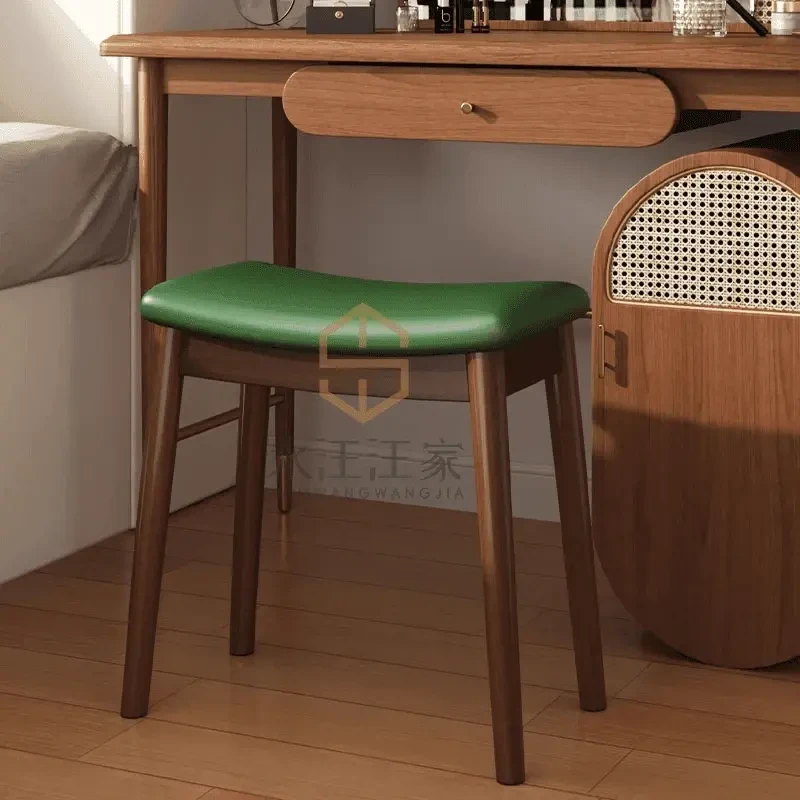 【马鞍凳】软包实木凳卧室化妆凳床尾凳软包马鞍凳