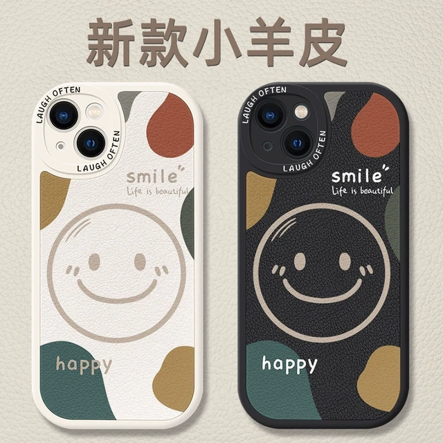 日本进口无印MUJ适用于苹果13promax手机壳新款14promax小羊皮iph