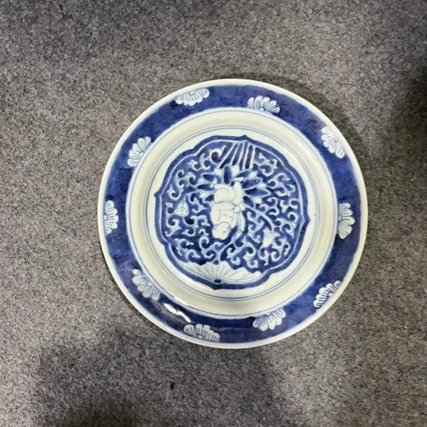 仿古瓷 仿古瓷仿古清花大盘0218