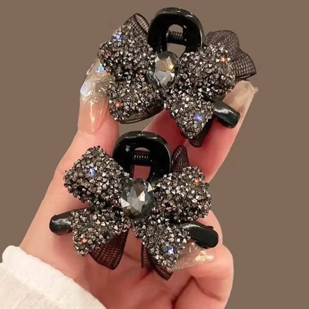 主播推荐 亚克力/树脂闪闪蝴蝶刘海小发夹