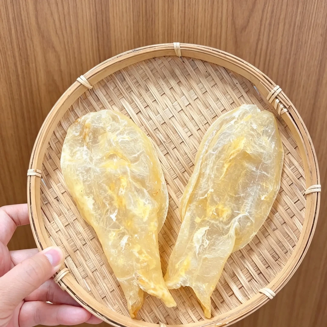 深海花胶白花鱼胶不腥厚肉可炖汤炖奶花胶干货2斤装