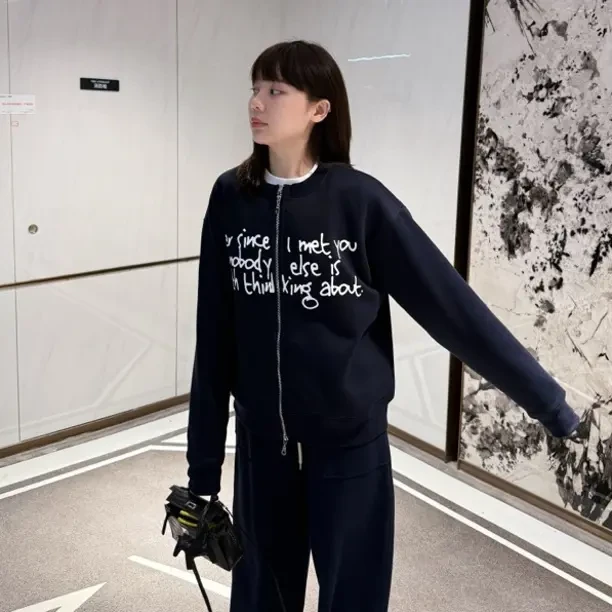 SEVENFUOO -加绒【爆款字母】卫衣外套