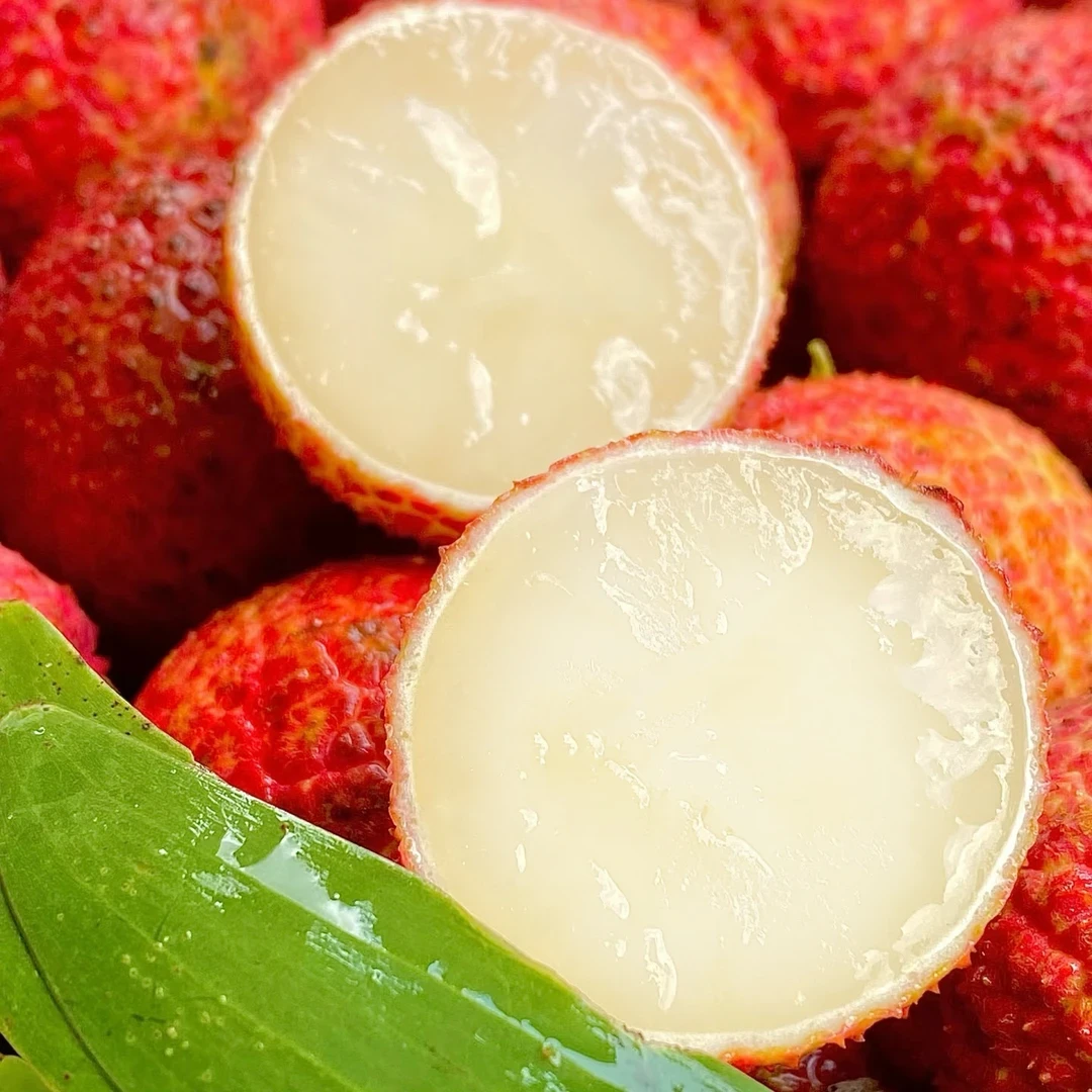 【顺丰包邮】海南无核荔枝新鲜水果香甜多汁 3斤装荔枝同城送