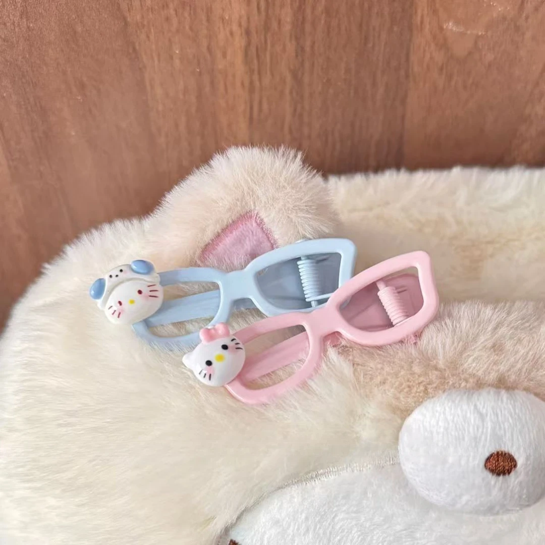 春夏新款卡通甜美眼镜发夹发饰少女发卡刘海ins可爱女生眼镜发夹