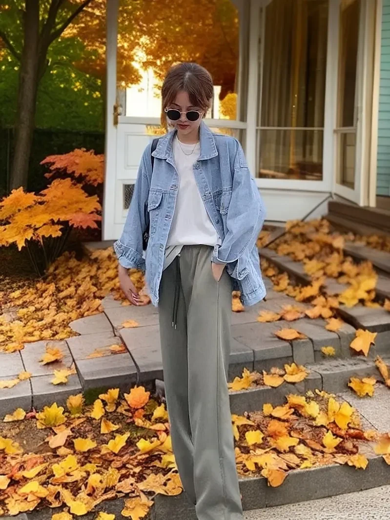 F701菲菲惊喜社T恤上衣百搭韩版休闲裤子时尚宽松