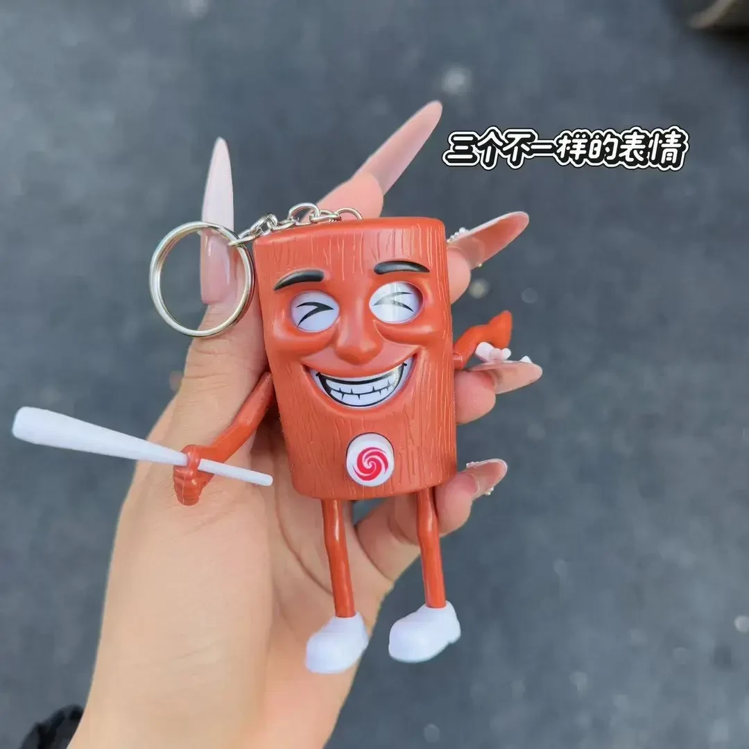 【山海经木棍人】变脸公仔挂件创意摆件新奇减压潮玩钥匙扣四肢可动