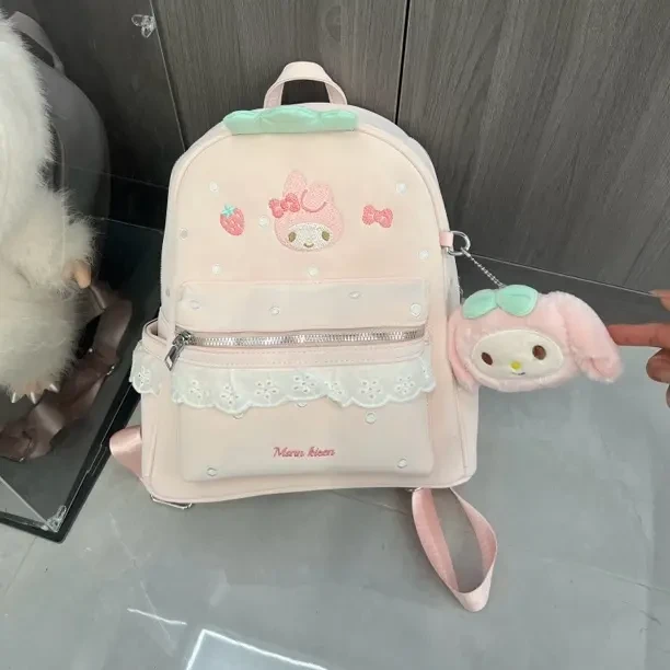 可爱美乐蒂印花大容量少女百搭韩系双肩包