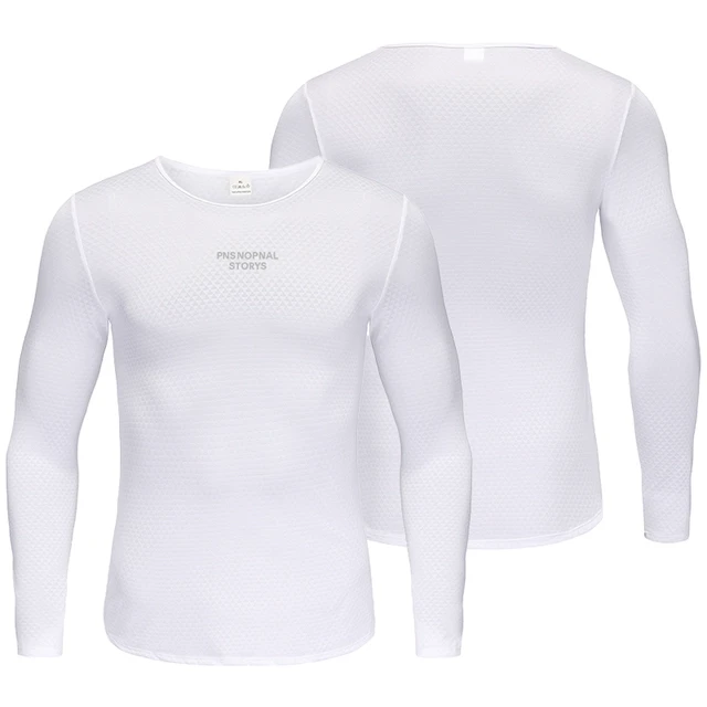 骑行服长袖排汗衫透气打底内衣公路山地自行车速干衣内搭衫男款新