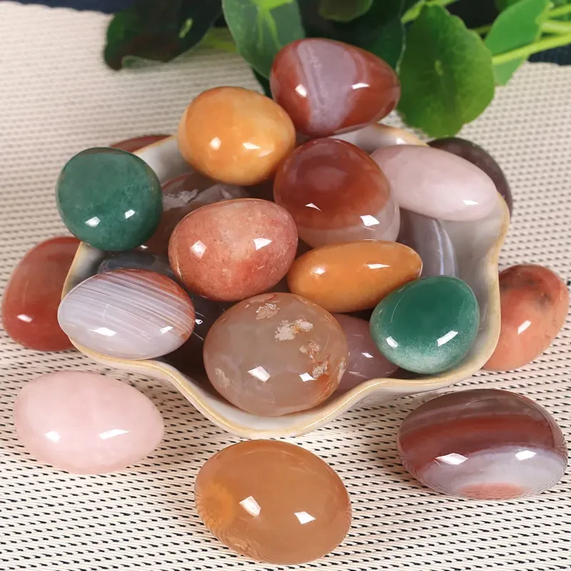 南京雨花石原石天然多肉铺面鱼缸石装饰花盆乌龟石五彩色小石头子