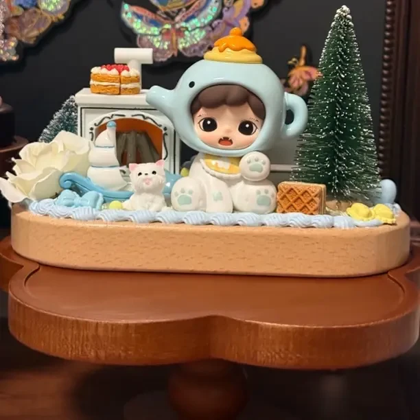 Doki Cream“Zoraa的暖冬茶话会” 奶油胶停车牌摆件