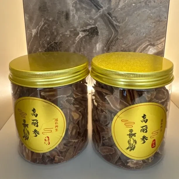 高丽参片质量很好片片菊花心