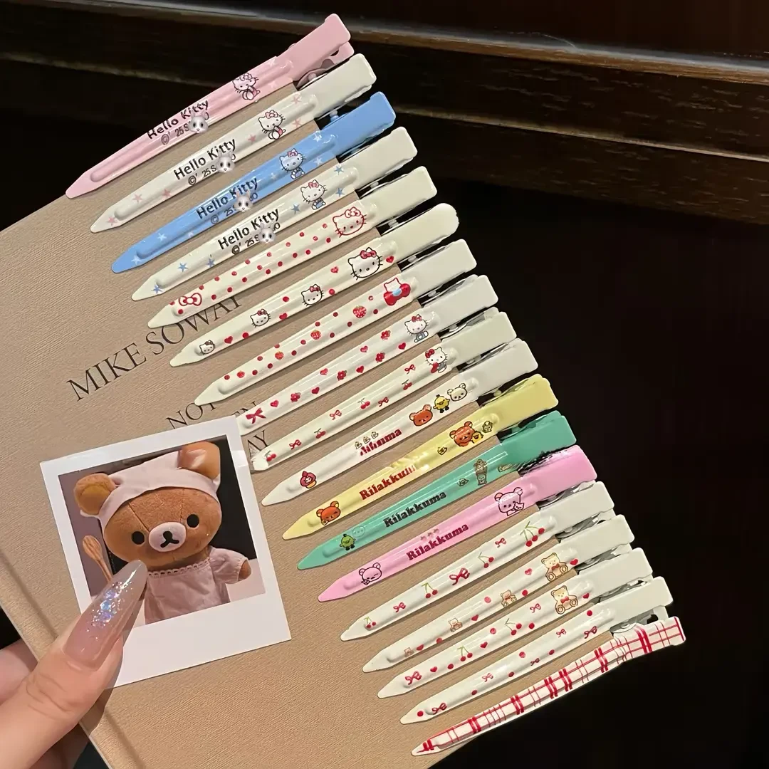 可爱KT猫合金鸭嘴夹夏季甜美少女碎发刘海夹超仙发卡