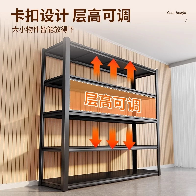 货架置物架多层收纳架落地杂物架仓库家用储藏置物架—YRP