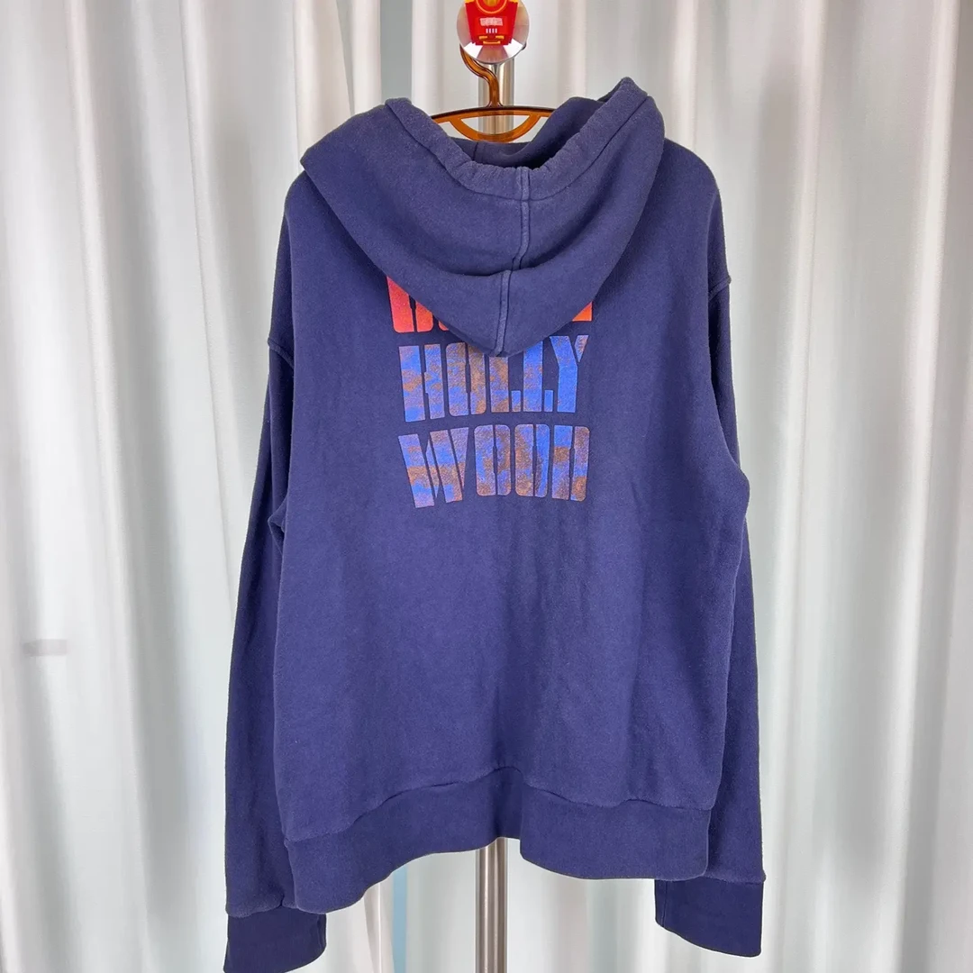 99新 GUCCI/古驰 精灵猫标语帽衫/尺码L/B05103