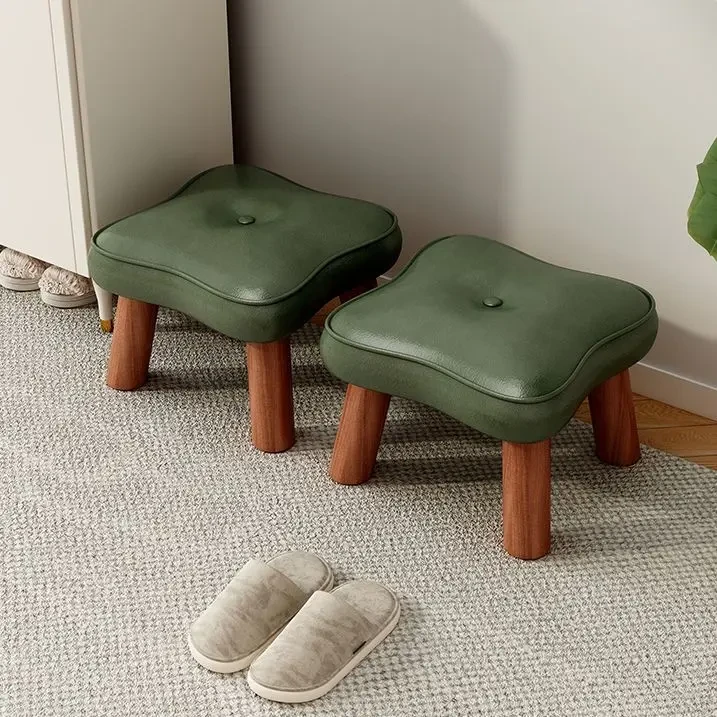 实木凳子结实耐用家用小板凳门口换鞋凳客厅茶几凳沙发