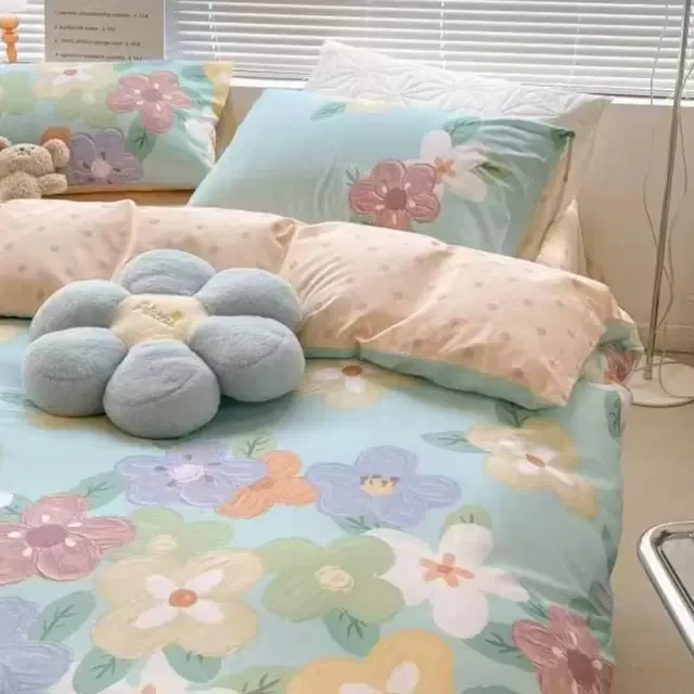 被套单件100被罩简约单人学生宿舍150x200x230双人被单套