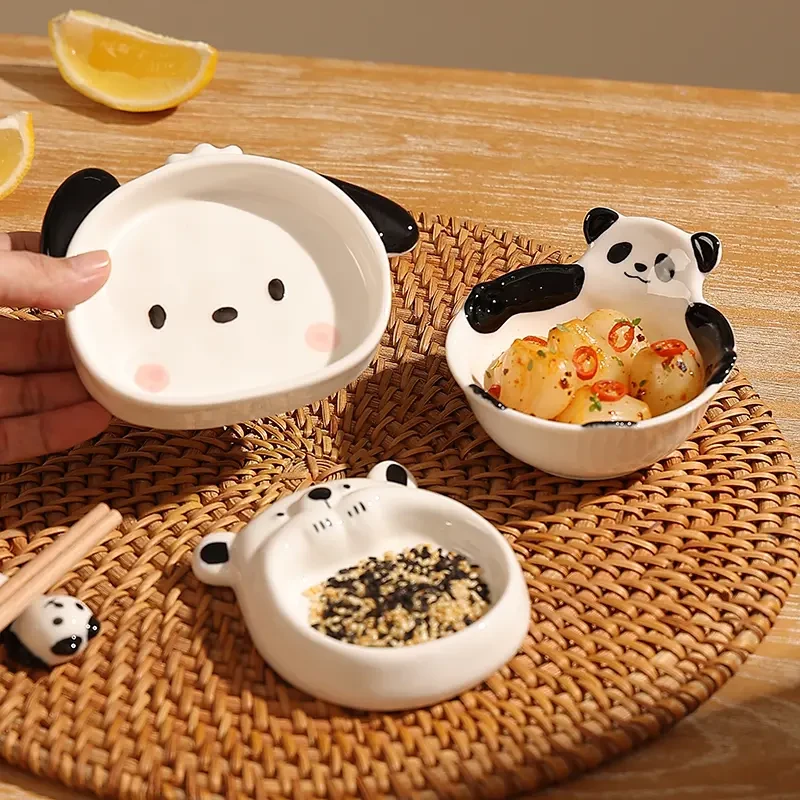 陶瓷调料碟味碟可爱蘸料碟子小号沾酱料碟烤肉火锅酱油醋碟小吃碟