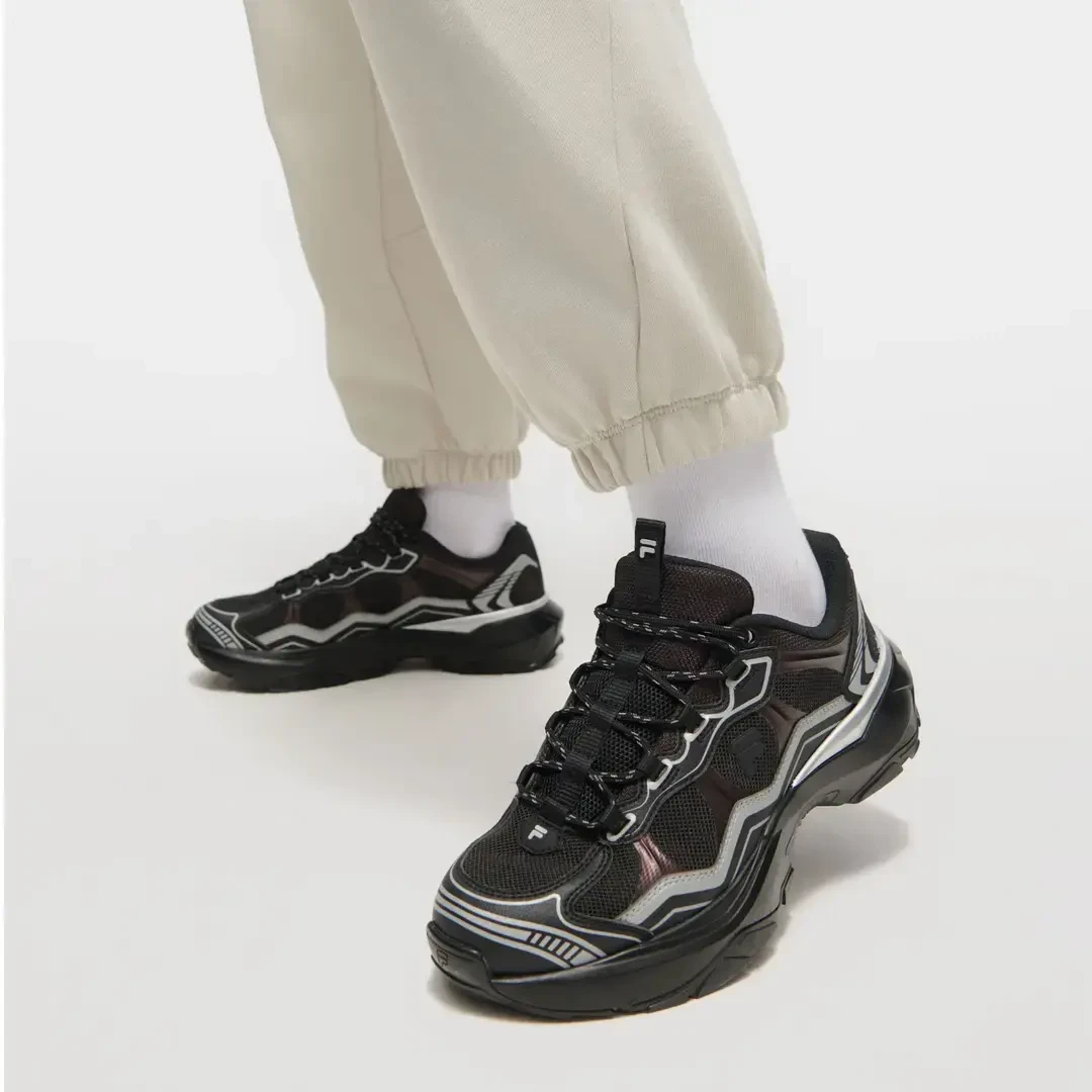 FILA FUSION新款女士【沙砾鞋】增高舒适百搭老爹鞋T12W511521F