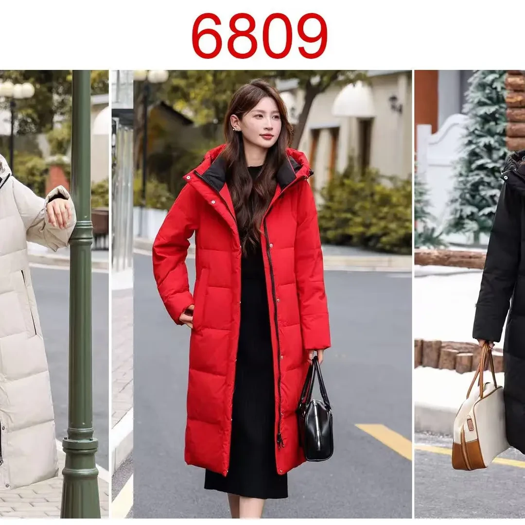 工装风常规优等品保暖长款中长款过膝女士宽松