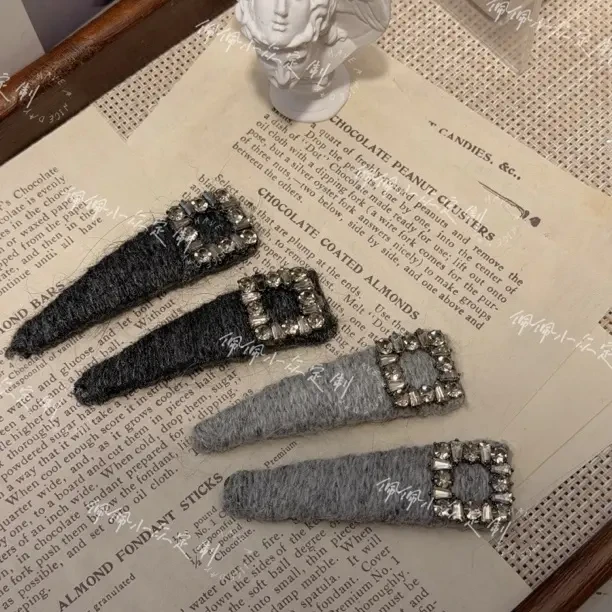 【PEI】月光曲/发夹女对夹简约百搭发饰秋冬BB夹休闲风森系