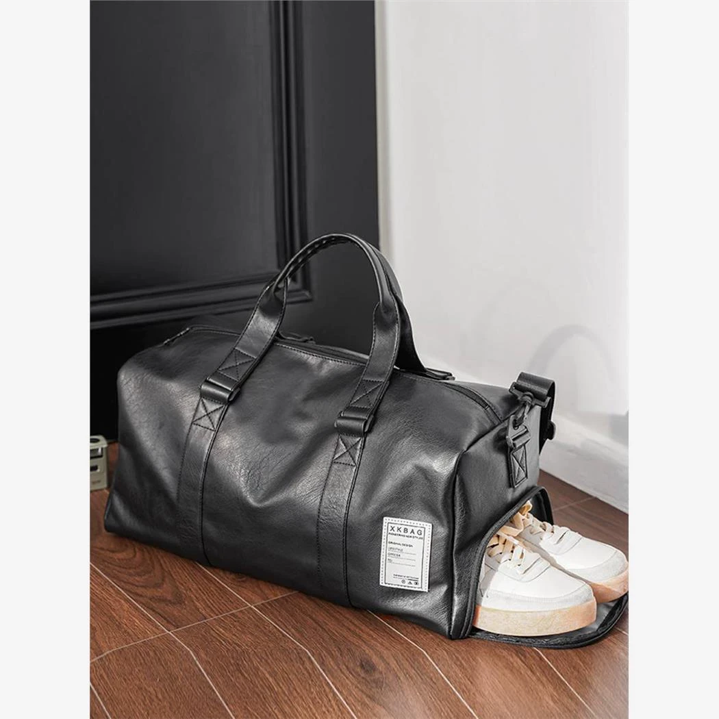 带鞋位加大号旅行包健身包新款韩版男包休闲手提包旅游